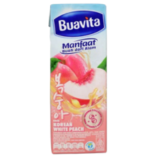 BUAVITA 245ML KR WHITE PEACH