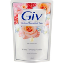 GIV BW 60M WH FLOWERS