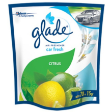 GLADE CAR FRESH 70 CITRUS REF