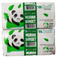 GREENSOFT FACIAL 2IN1 200'S